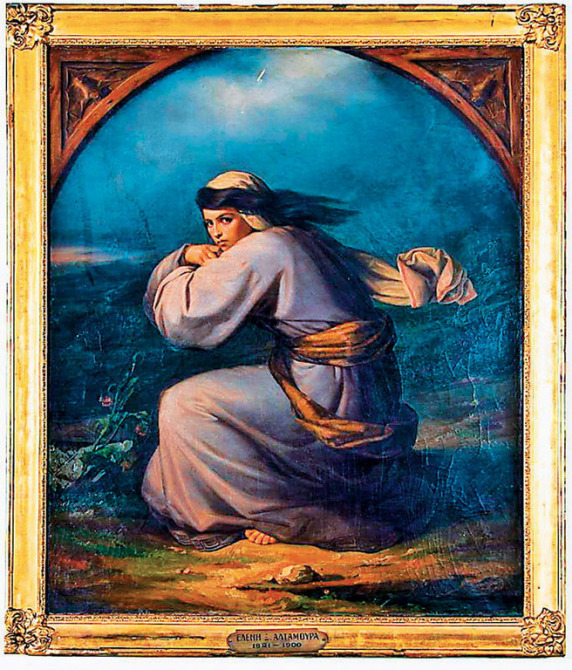 Clara Zennaro Eleni Bùkura Altamura la prima pittrice dell'arte neogreca